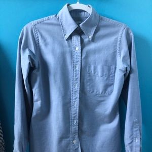 Brooks Brothers blue oxford shirt - size 0 XS BB1